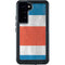 Costa Rican Flag Distressed Galaxy S23 Plus Waterproof Case